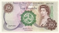 Isle Of Man 10 Pounds, from 1975